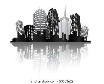 abstract city design