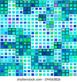 abstract city geometric illustration vector background. glowing squares geometric vector background.