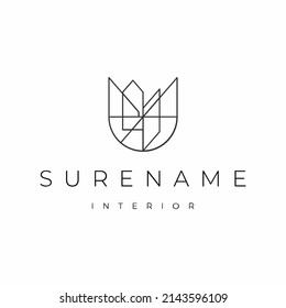 abstract city globe elegant logo inspiration