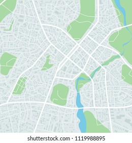 Abstract city map. City center scheme. City district plan pattern. Vector illustration