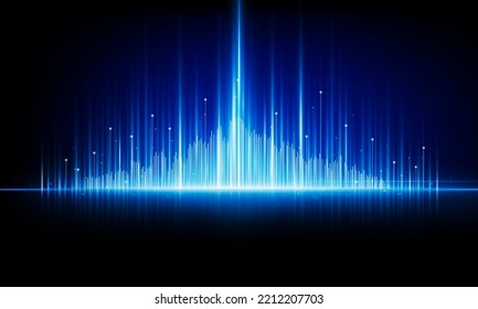 Abstract city open Light in technology background Hitech communication concept innovation background vector design. 