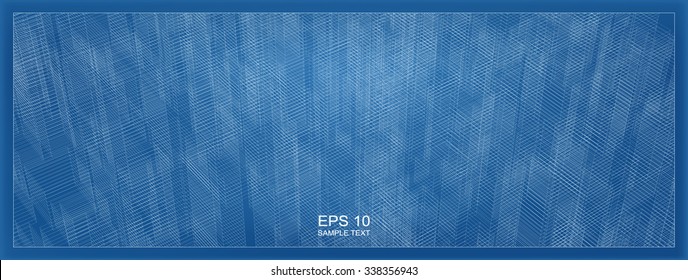 Abstract city wireframe background of building. Vector blueprint background for template design.