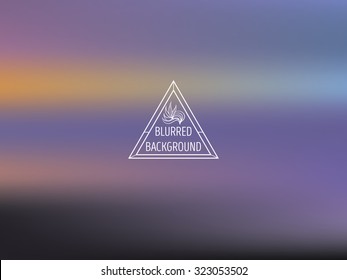 Abstract cityscape background template. Blurred defocused lights vector illustration.