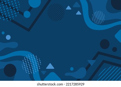 Abstract Classic Blue Background Free Vector Image