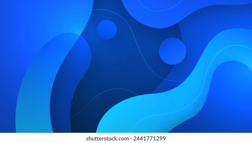 Diseño abstracto del vector del fondo azul clásico en eps 10 