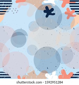 Abstract Classic blue seamless pattern design. Trend 2020 color of the year. Can use for print, template, fabric, presentation, textile, banner, poster