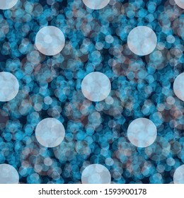 Abstract Classic blue seamless pattern design. Trend 2020 color of the year. Can use for print, template, fabric, presentation, textile, banner, poster