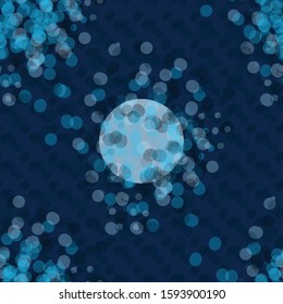 Abstract Classic blue seamless pattern design. Trend 2020 color of the year. Can use for print, template, fabric, presentation, textile, banner, poster