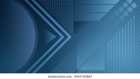 Diseño de vector de fondo de pantalla de tema azul clásico abstracto en eps 10 