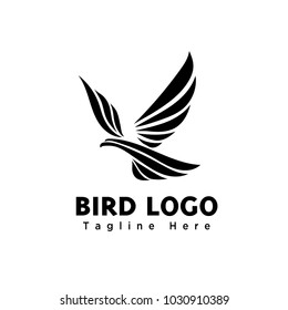 abstract classic elegant Eagle bird fly logo