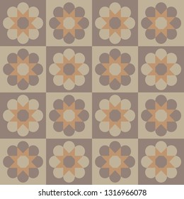 Abstract classic geometric pattern. Pattern seamless for ceramic tiles or fabric.