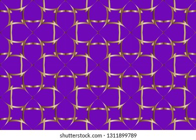 abstract classic golden,  pattern.     Background image. Abstract decorative texture. Modern floral pattern. metal mosaic on a colored background. Luxury  vector pattern. 