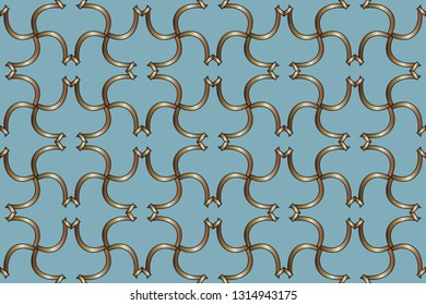 abstract classic golden pattern.     Background image. Abstract decorative texture. Modern pattern. metal mosaic on a colored background. Luxury  vector pattern. 