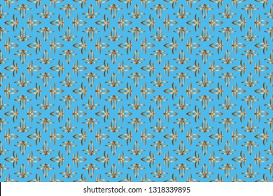 abstract classic golden pattern.     Background image. Abstract decorative texture. Modern pattern. metal mosaic on a colored background. Luxury  vector pattern