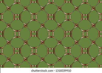 abstract classic golden pattern.     Background image. 