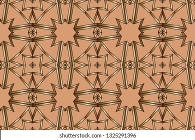 abstract classic golden pattern.     Background image. Abstract decorative vintage texture. Seamless  illustration for design. metal mosaic on a colored background. 