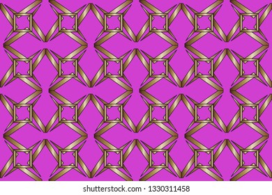 abstract classic golden pattern.     Background image. Abstract decorative texture. Modern pattern. metal mosaic on a colored background. Luxury  vector pattern. 