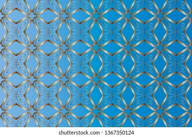 abstract classic golden pattern. Background image. Abstract decorative texture. Modern pattern. metal mosaic on a colored background. Luxury vector pattern. 