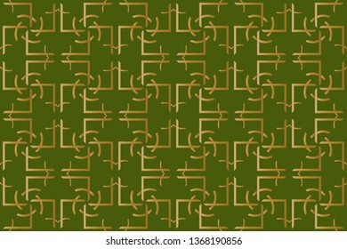 abstract classic golden pattern. Background image. Abstract decorative texture. Modern pattern. metal mosaic on a colored background. Luxury vector pattern. 