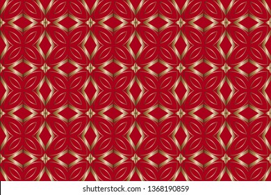 abstract classic golden pattern. Background image. Abstract decorative texture. Modern pattern. metal mosaic on a colored background. Luxury vector pattern. 