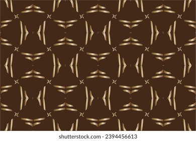 Abstract classic golden pattern. Geometric background. Pattern wallpapers and for backgrounds. A popular trend in interior decoration. Geometric texture. Repeated printing.