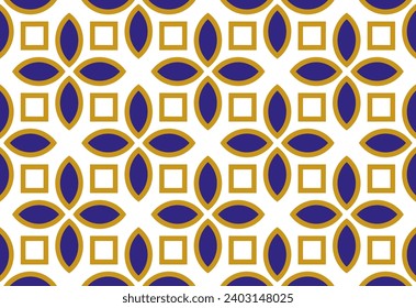 Abstract classic golden pattern. Geometric pattern with gradient. For Wallpaper, presentation, background. Interior design. Fashion print. Illustration made with texture. 