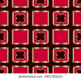 Abstract classic golden pattern. Geometric background. Pattern wallpapers and for backgrounds. A popular trend in interior decoration. 