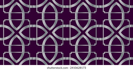 Abstract classic golden pattern. Geometric pattern with gradient. For Wallpaper, presentation, background. Interior design. Fashion print. 