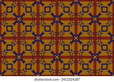 Abstract classic golden pattern. Geometric shape with city-forming abstract background. For greeting card, flyers posters, brochures. 