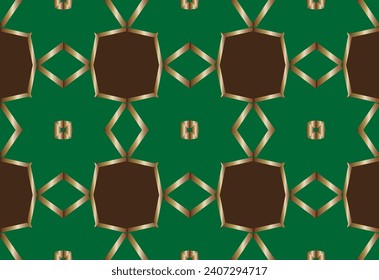 Abstract classic golden pattern. Modern decorative background. For interior wallpaper, smart design, fashion print. Business project. Seamless illustration.