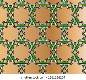 abstract classic golden pattern. golden ornament in arabian style. Geometric background. Pattern wallpapers and for backgrounds. Luxury vector pattern. Vector illustration