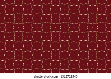 abstract classic golden pattern. golden ornament in arabian style. Pattern wallpapers and for backgrounds. A popular trend in interior decoration. Vector illustration 