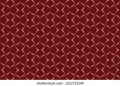 abstract classic golden pattern. golden ornament in arabian style. Pattern wallpapers and for backgrounds. A popular trend in interior decoration. Vector illustration 