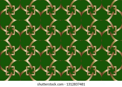 abstract classic golden pattern. golden ornament in arabian style. Geometric background. Pattern wallpapers and for backgrounds. A popular trend in interior decoration. 