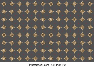 abstract classic golden pattern. golden ornament in arabian style. Geometric background. Pattern wallpapers and for backgrounds. A popular trend in interior decoration. Vector illustration 