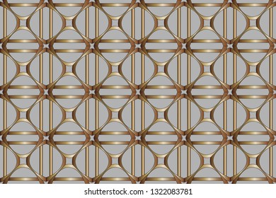 abstract classic golden pattern. golden ornament in arabian style. Geometric background. Pattern wallpapers and for backgrounds. 