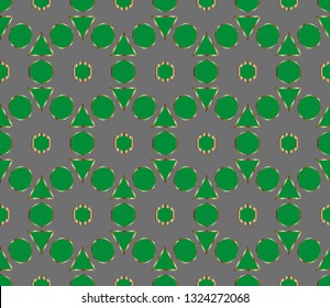 abstract classic golden pattern. golden ornament in arabian style. Geometric background. Pattern wallpapers and for backgrounds. A popular trend in interior decoration. 