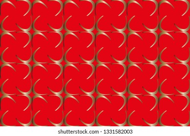 Abstract classic golden pattern. golden ornament in Arabian style. Pattern wallpapers and for backgrounds. A popular trend in interior decoration. Vector illustration 