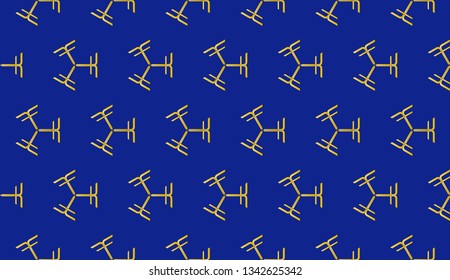 Abstract classic golden pattern. Golden ornament in Arabian style. Geometric background. Pattern wallpapers and for backgrounds. A popular trend in interior decoration.  Luxury vector pattern.   