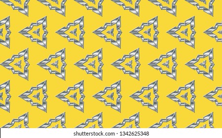Abstract classic golden pattern. Golden ornament in Arabian style. Geometric background. Pattern wallpapers and for backgrounds. A popular trend in interior decoration.  Luxury vector pattern.   