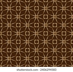 
Abstract classic golden pattern. Seamless pattern with symmetric geometric ornament. For your design, Wallpaper, presentation, banner, page cover. 
