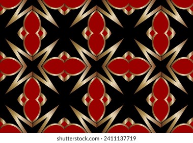 Abstract classic golden pattern. Set of modern geometric luxury backgrounds for business or presentation or greeting cards with golden lines 