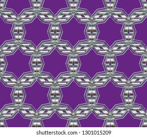 abstract classic golden, silver    pattern.     Background image. Abstract decorative vintage texture. Modern floral pattern. metal mosaic on a colored background. Luxury  vector pattern. 