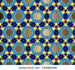 abstract classic golden , silver  pattern. golden, silver  ornament in arabian style. Pattern wallpapers and for backgrounds. A popular trend in interior decoration. Vector illustration 