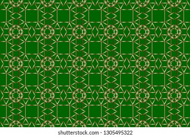 abstract classic golden, silver    pattern.     Background image. Abstract decorative texture. Modern floral pattern. metal mosaic on a colored background. Luxury  vector pattern. 