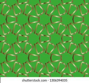 abstract classic golden , silver  pattern. golden, silver  ornament in arabian style. Geometric background. Pattern wallpapers and for backgrounds. A popular trend in interior decoration. 