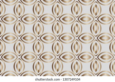 abstract classic golden , silver  pattern. golden, silver  ornament in arabian style. Pattern wallpapers and for backgrounds. A popular trend in interior decoration. Vector illustration 