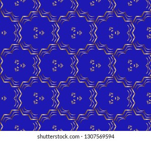 abstract classic golden , silver  pattern. golden, silver  ornament in arabian style. Geometric background. Pattern wallpapers and for backgrounds. A popular trend in interior decoration. 