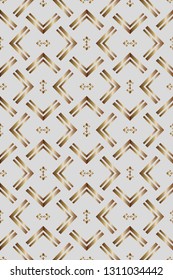 abstract classic golden , silver  pattern. golden, silver  ornament in arabian style. Geometric background. Pattern wallpapers and for backgrounds. A popular trend in interior decoration. 
