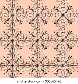 Abstract classic ornament pattern. Vector